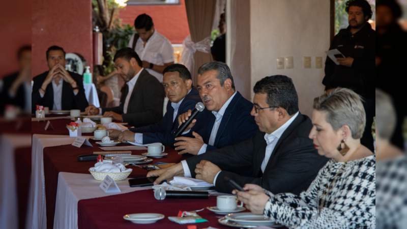 Garantiza Raúl Morón apoyo de su gobierno a empresarios michoacanos 