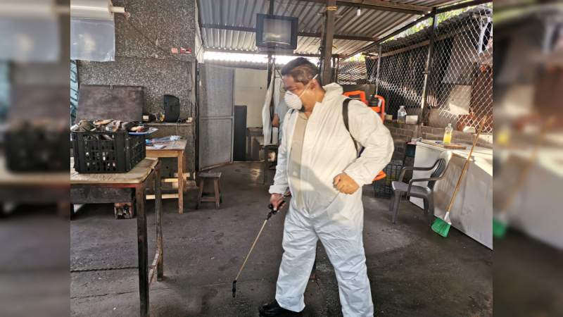Realiza Gobierno de Lázaro Cárdenas sanitización de espacios públicos  - Foto 2 