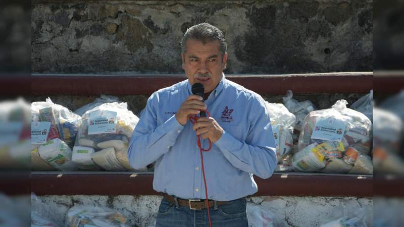 Da Raúl Morón banderazo a entrega de 35 mil despensas a familias de zonas vulnerables - Foto 2 