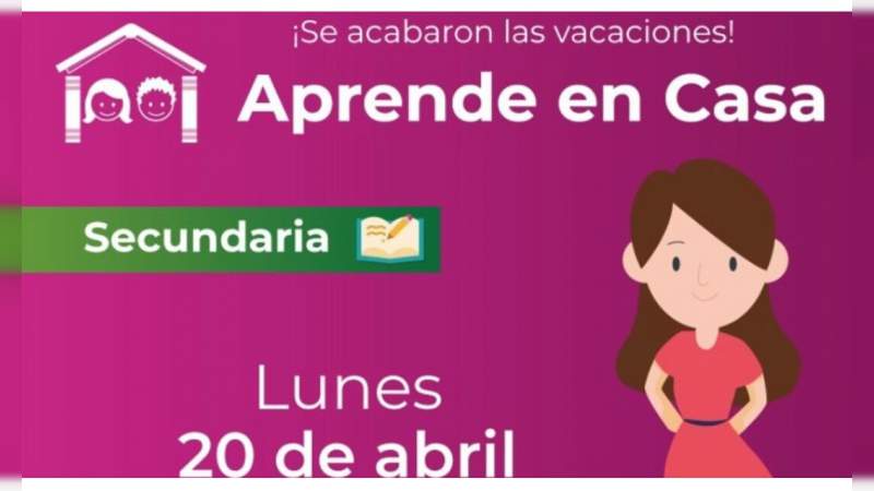 Este lunes 20 de abril, estudiantes de México inician clases en línea 