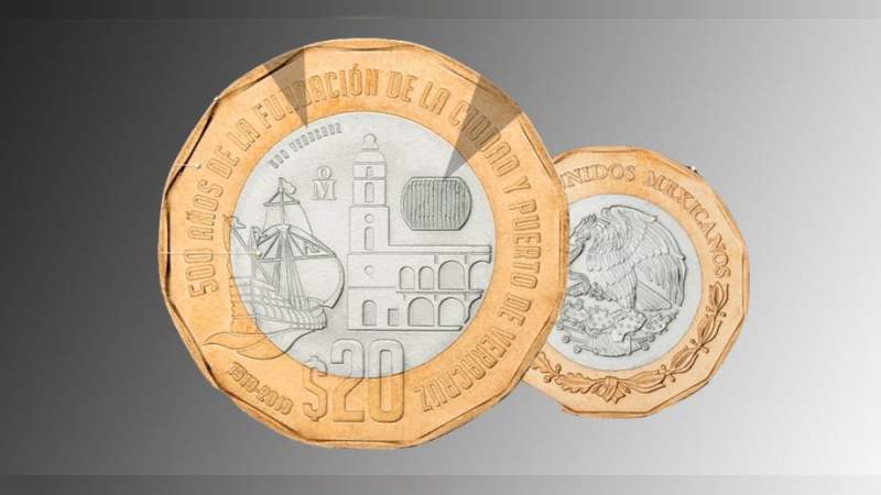Banxico lanza a circulación la nueva moneda de 20 pesos que tiene 12 lados - Foto 0 