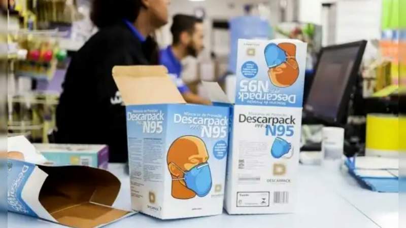 Denuncian falsificación de cubrebocas N95 