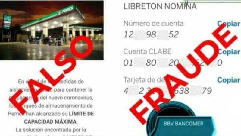 Petróleos Mexicanos alerta sobre fraude con vales de gasolina 