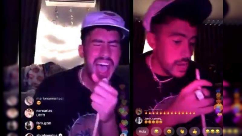 Bad Bunny estremece las redes sociales al bailar perreo y cantar con una cuchara 