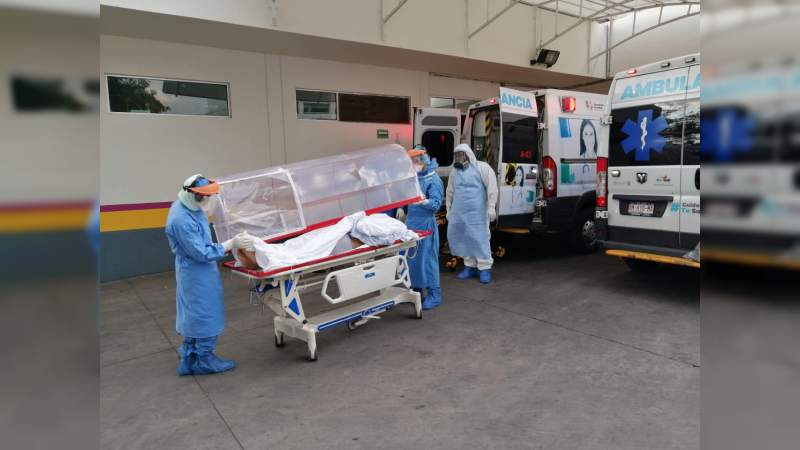 Realiza SSM traslados de pacientes de COVID-19 a tercer nivel de atención - Foto 2 