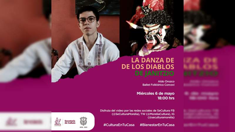 La Danza de los Diablos de Janitzio, presente en #CulturaEnTuCasa 
