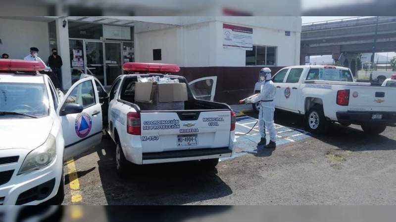 Gobierno de Morelia, realizó labores de sanitización a oficinas y unidades de Protección Civil y Bomberos Municipal - Foto 2 
