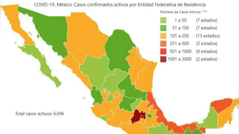 ¿Cuáles son los municipios con más casos de coronavirus en México? 