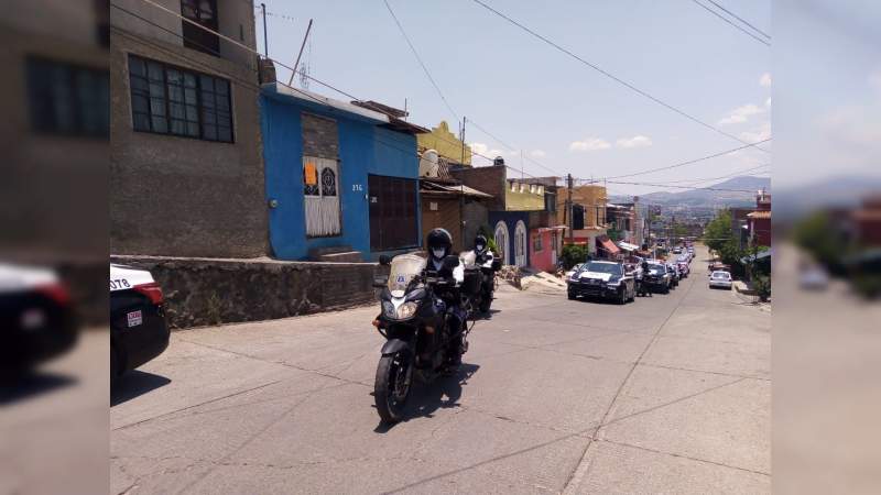 Policía Morelia impulsará medidas disuasivas éste 10 de mayo - Foto 1 