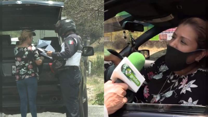 “Mordida” o corralón por tener placas foráneas: Agente de Tránsito de Michoacán huye al ser sorprendido extorsionando en Morelia - Foto 0 
