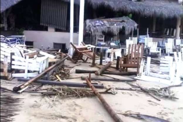 535 viviendas afectadas por Mar de Fondo en Guerrero - Foto 0 