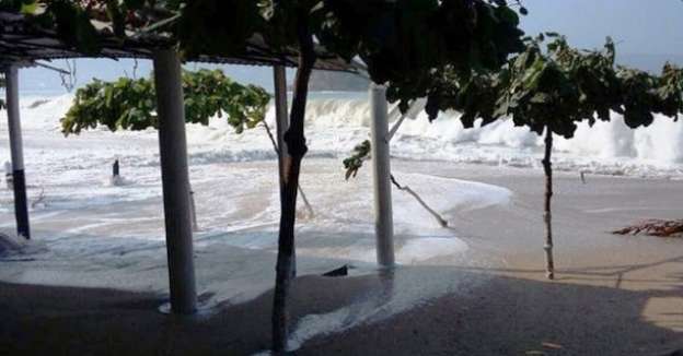 535 viviendas afectadas por Mar de Fondo en Guerrero - Foto 1 