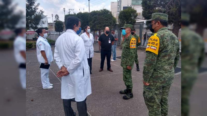 XXI Zona Militar lista para aplicar plan DN-III-E por COVID-19 en Morelia en caso necesario - Foto 1 
