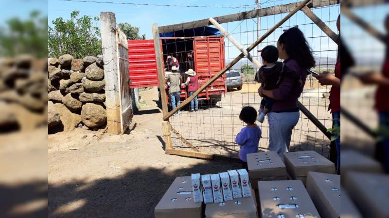 Entrega DIF Morelia 144 mil desayunos escolares en colonias y comunidades - Foto 1 