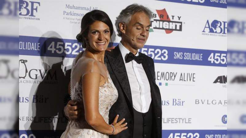 Andrea Bocelli y su esposa después de superar al Coronavirus donan su plasma 