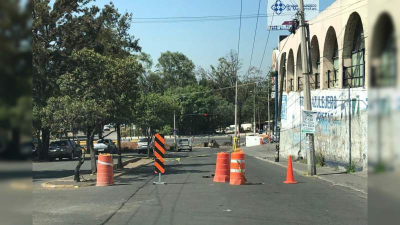 Gobierno de Morelia pide a ciudadanía tomar precauciones ante avance de obra de laterales de la Avenida Madero - Foto 1 