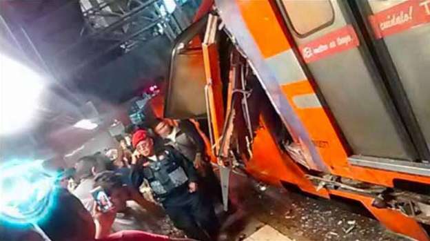 Chocan trenes en estación Oceanía del metro; se reportan 12 heridos - Foto 1 