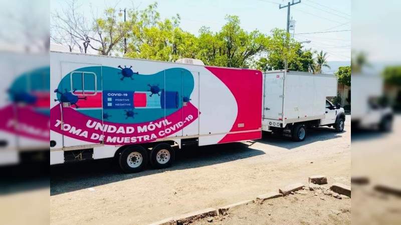 Inicia en Apatzingán la toma de muestras para detección de COVID-19, en puntos estratégicos de la ciudad