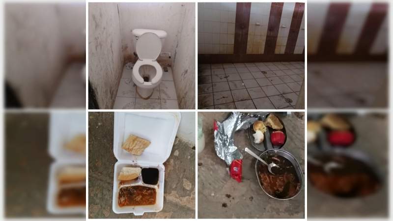Exhiben condiciones inhumanas para militares con coronavirus en Bacalar, Quintana Roo