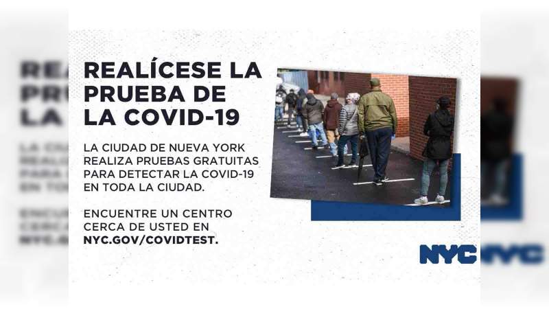 Nueva York ofrece pruebas gratuitas de coronavirus 