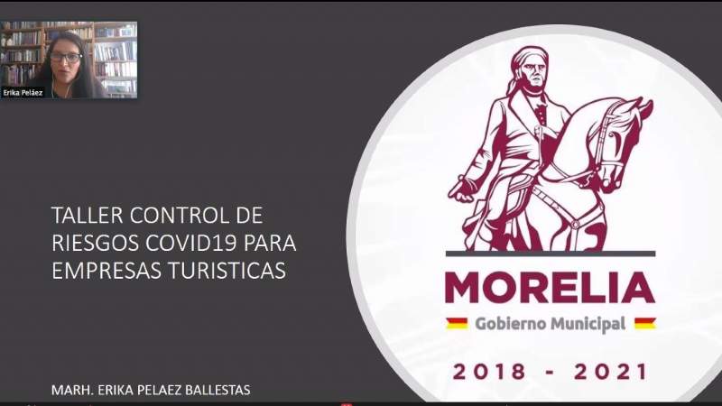 Ayuntamiento de Morelia capacita a prestadores de servicio turístico mediante plataformas digitales 