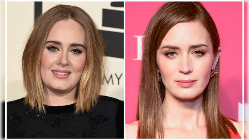 Confunden a la cantante Adele con la actriz Emily Blunt luego de todo los kilos que perdió y se parecen mucho 