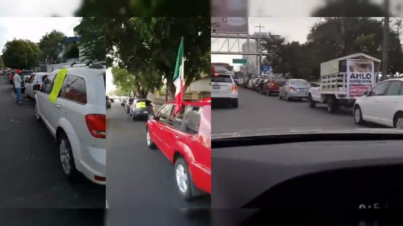 Caravanas Anti - AMLO desfilan en Morelia, Guadalajara, Puebla, Irapuato y Hermosillo