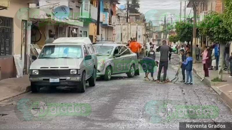 Incendio por acumulación de gas deja cuantiosos daños materiales en Irapuato, Guanajuato  