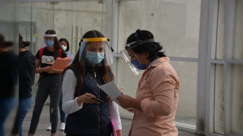 Con estricto apego al protocolo sanitario, UMSNH inicia proceso de asignación de plazas para Servicio Social