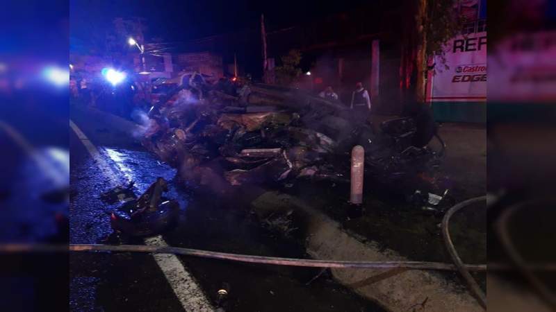 Aumenta a cinco el número de muertos tras accidente en Morelia, Michoacán