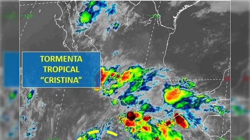 Tormenta Tropical “Cristina” provocará fuertes lluvias en Michoacán 