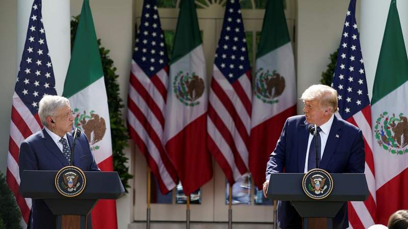 Se escuchó el "Viva México" en la Casa Blanca, AMLO termina su discurso con la popular frase 