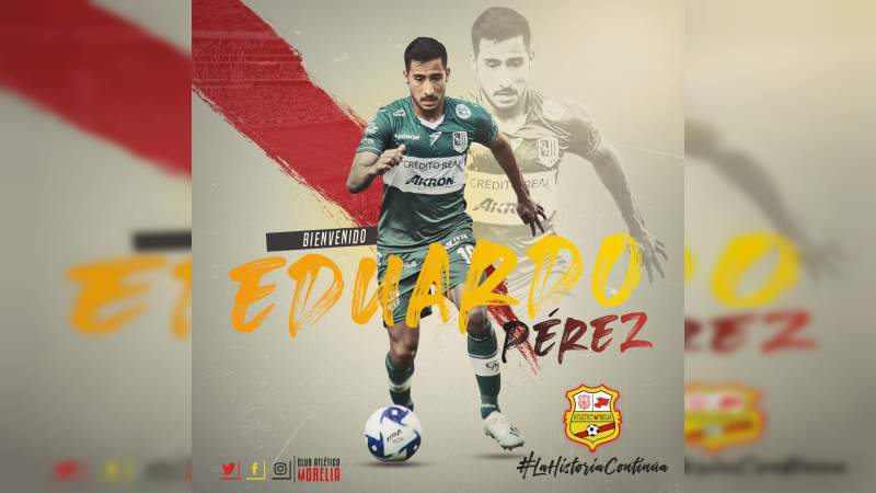 Edu Pérez, primer ex de Zacatepec anunciado por la directiva de Atlético Morelia 