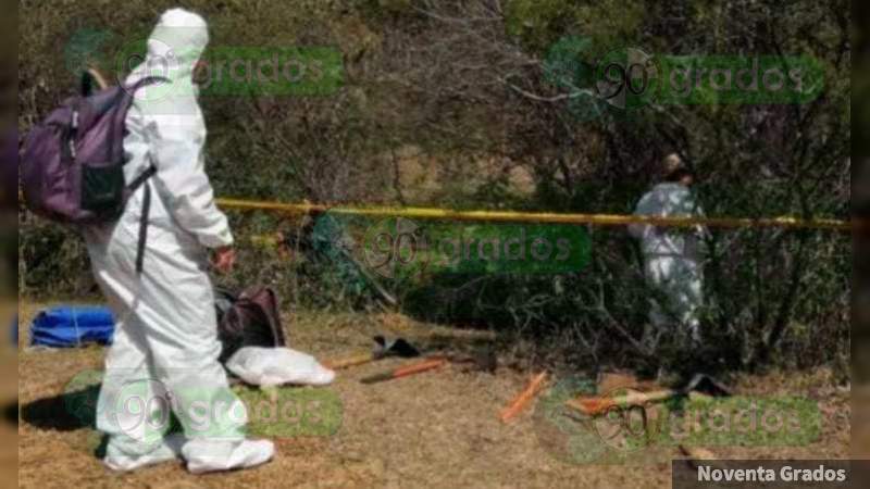 Localizan fosa clandestina en Sahuayo, Michoacán, hallan tres cadáveres en ella 