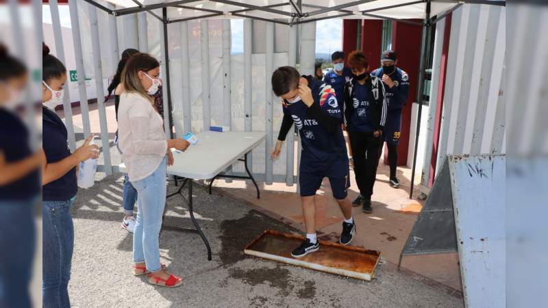 Continúa IMCUFIDE con la aplicación de medidas sanitarias en el retorno de actividades deportivas