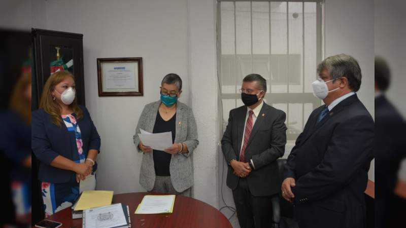 UMSNH realiza relevos institucionales en la facultad de salud pública y en el Instituto de Investigaciones Históricas