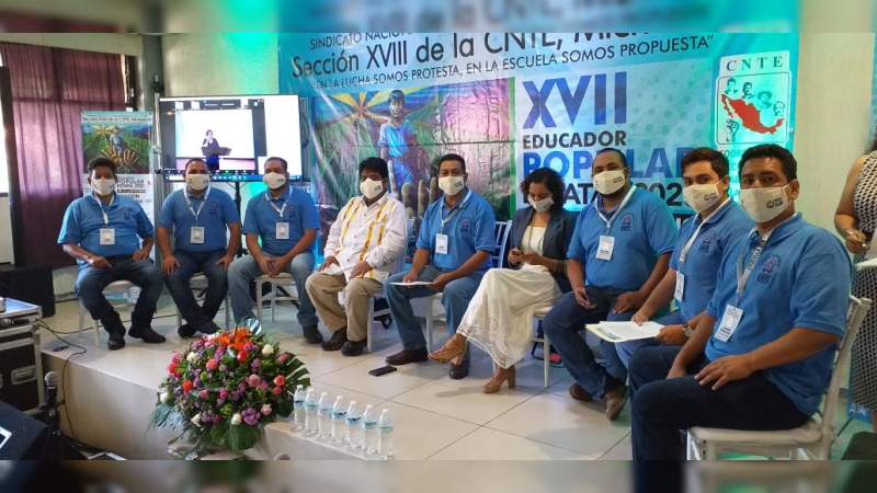 La CNTE en Michoacán inicia su Taller del Educador Popular 