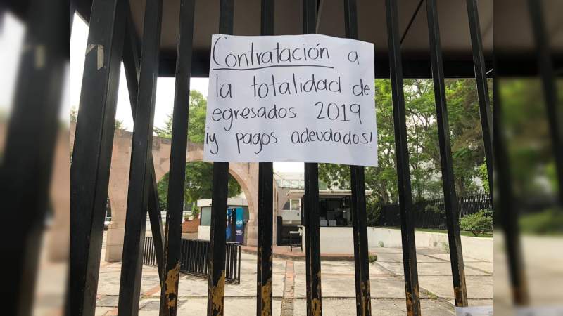 Con la exigencia de plazas para los normalistas egresados desde hace un año, la ONOEM retoma movilizaciones en Michoacán