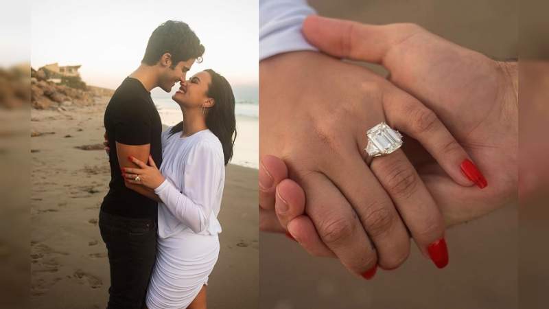 Demi Lovato y Max Ehrich están comprometidos después de medio año de noviazgo  
