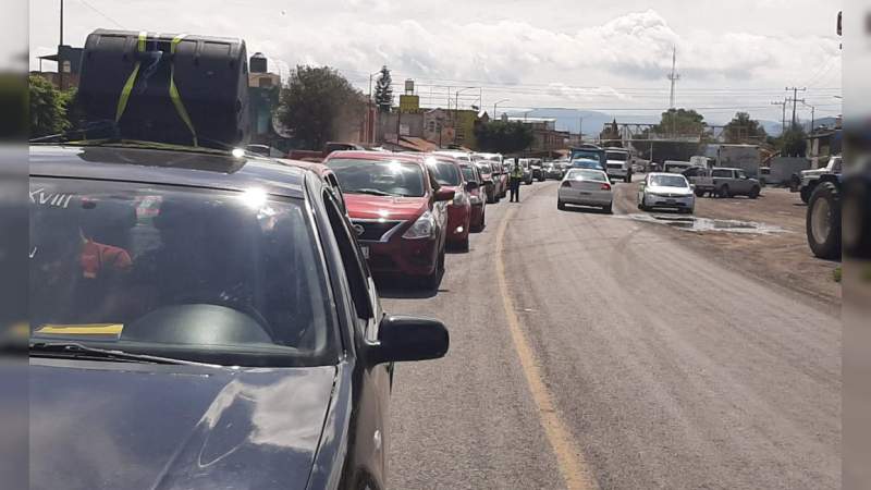 Inicia caravana motorizada de la CNTE ¡Tome sus precauciones! 