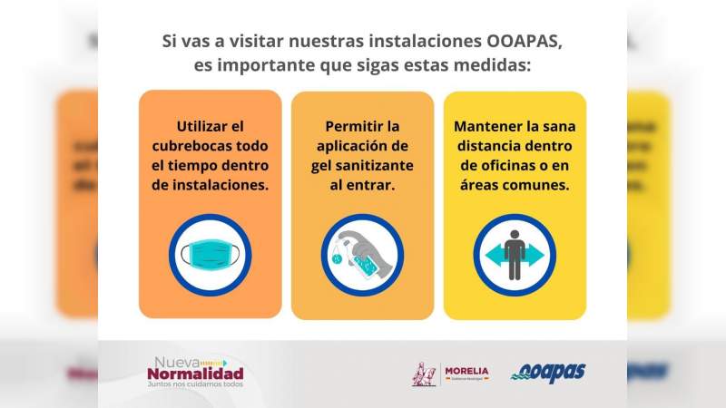Oficinas OOAPAS se desinfectan semanalmente 
