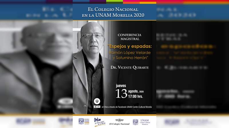 Reinicia el ciclo: “El Colegio Nacional en la UNAM Morelia” 