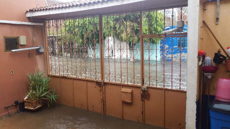 Inundaciones en Prados Verdes; PC Morelia atiende los llamados 