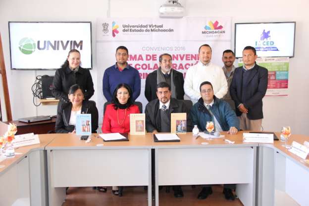 Universidad Virtual firma convenio de colaboración con el Instituto Michoacano de Ciencias de la Educación  - Foto 0 