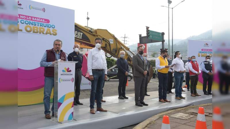 Destaca Raúl Morón coordinación entre órdenes de gobierno para la realización de obras en Morelia
