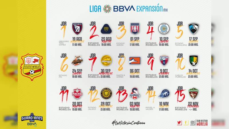 El debut de Canarios ante su afición será contra Pumas Tabasco 