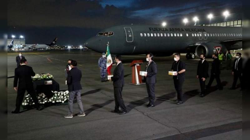 Repatrian a México más cenizas de connacionales fallecidos por Covid-19 en Estados Unidos: Suman 263 urnas 