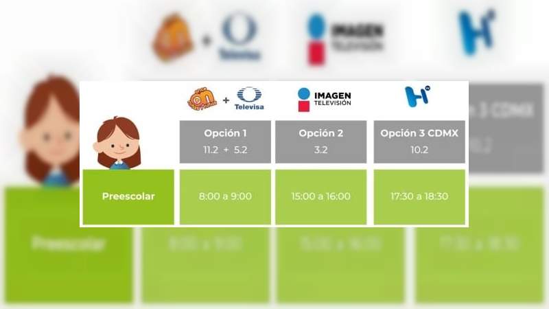 Anuncia la SEP los horarios y canales para el regreso a clases