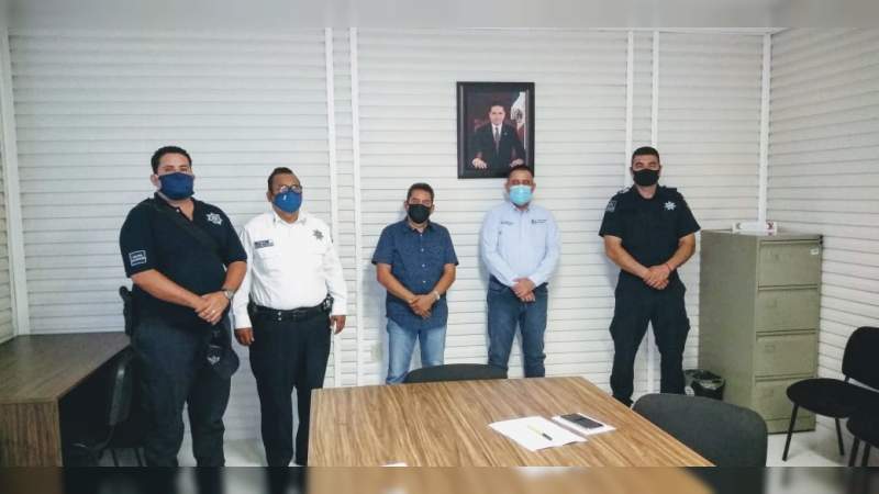 Ángel Custodio suma esfuerzos con autoridades para romper cadena de contagios en región Apatzingán, Michoacán