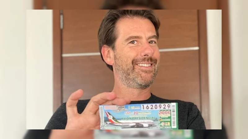 Presume "cachito" para la rifa del avión presidencial hermano de Luis Videgaray 